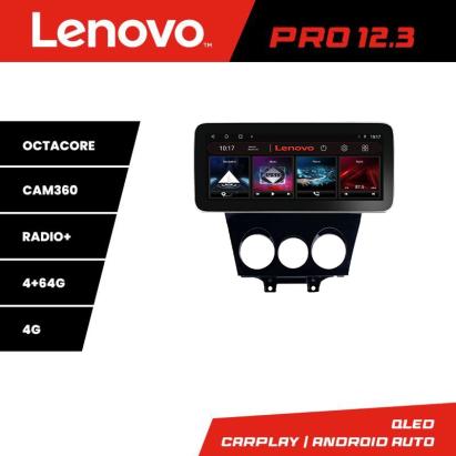 Navigație Mazda RX-8 2003-2008 Lenovo PRO 12.3 inch QLED 4G 4+64GB
