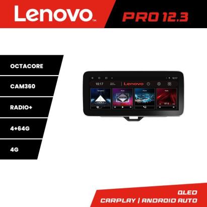 Navigație Toyota Yaris 2020+ Lenovo PRO 12.3 inch QLED 4GB+64GB 4G