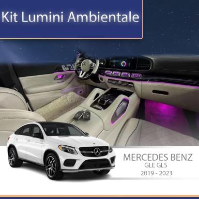 Kit lumini ambientale Mercedes GLE W167 si GLS X167 2019-2023, control telefon