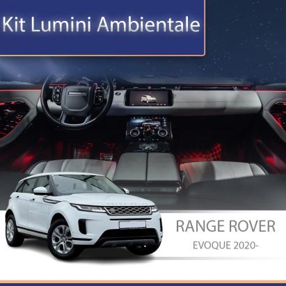 Kit lumini ambientale Range Rover Evoque 2020, set complet cu control din telefon
