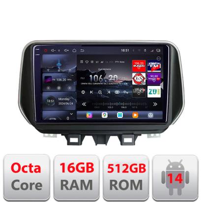 Navigație Android Hyundai Tucson 2015-2020 Edotec QLED 2K 16GB+512GB