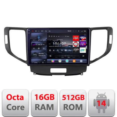Navigatie Android Honda Accord 2008-2012 Edotec QLED 2K 16GB RAM 512GB