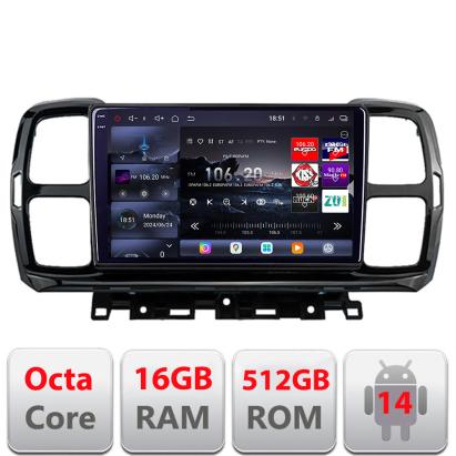 Navigație Android Citroen C5 Aircross 2017+ QLED 2K 16GB+512GB