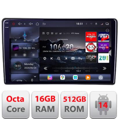 Navigație Toyota Auris 2007-2013 Android QLED 2K, 16GB RAM, 512GB