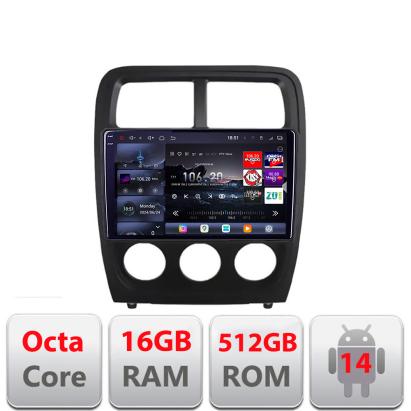 Navigatie Android Dodge Caliber 2010-2012 Edotec QLED 2K 16GB RAM 512GB