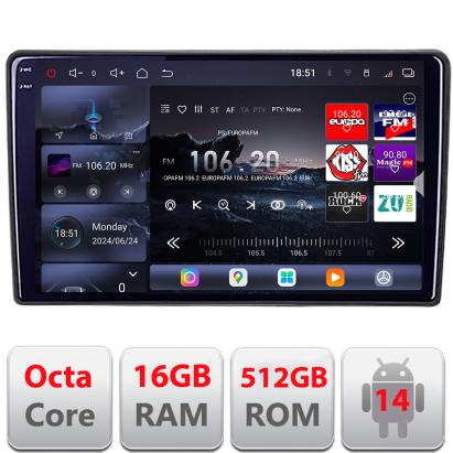 Navigație Kia Ceed 2010-2012 Android QLED 2K, 16GB RAM, 512GB