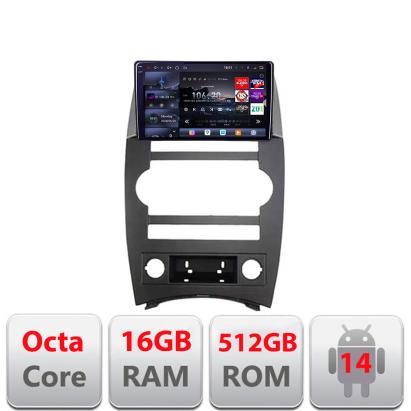 Navigație Android Jeep Commander 2006-2010 QLED 2K, 16GB RAM, 512GB