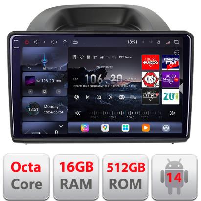 Navigație Android Ford Ecosport 2017-2019 QLED 2K, 16GB RAM, 512GB