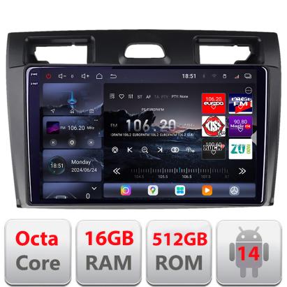 Navigatie Android Ford Fiesta MK5 2002-2008 QLED 2K, 16GB RAM, 512GB