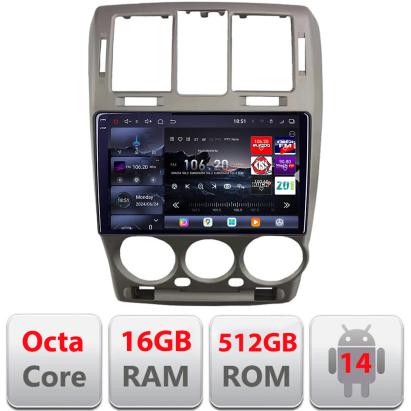 Navigatie Android Hyundai Getz 2002-2010 QLED 2K, 16GB RAM, 512GB