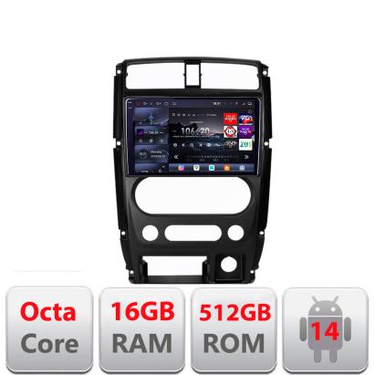 Navigatie Android Suzuki Jimny 2007-2016 Edotec QLED 2K 16GB RAM 512GB