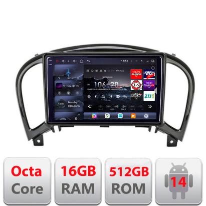 Navigație Nissan Juke 2010-2015 Edotec QLED 2K, 16GB RAM, 512GB, Android