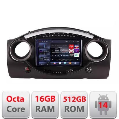 Navigație Android Mini Cooper 2004-2006, QLED 2K, 16GB RAM, 512GB