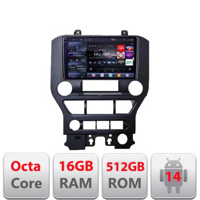 Navigație Android Ford Mustang 2015-2020 QLED 2K, 16GB RAM, 512GB