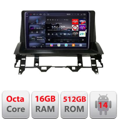 Navigație Android Mazda 6 2004-2008 Edotec QLED 2K, 16GB RAM, 512GB