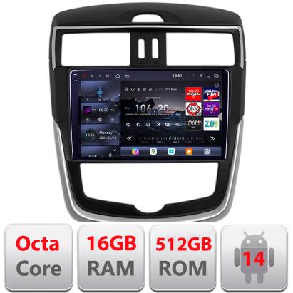 Navigație Android Nissan Pulsar 2014-2018 QLED 2K, 16GB RAM, 512GB