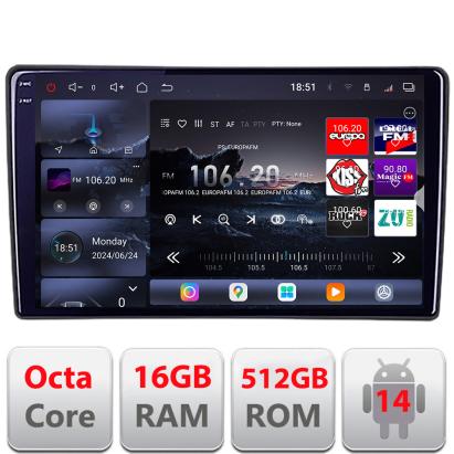 Navigatie Android VW Touareg 2002-2010, QLED 2K, 16GB RAM, 512GB