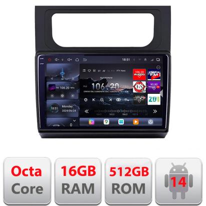 Navigație Android VW Touran 2010-2016 Edotec QLED 2K, 16GB RAM, 512GB