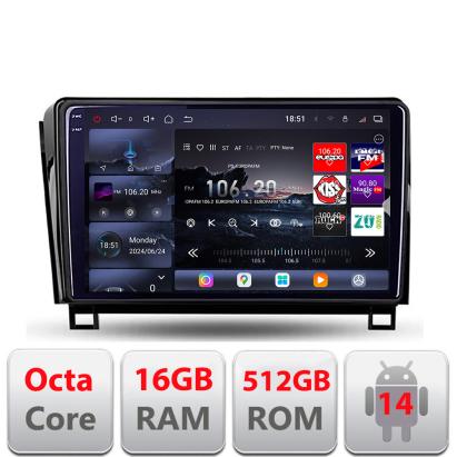 Navigație Android Toyota Tundra 2007-2013 QLED 2K, 16GB RAM, 512GB