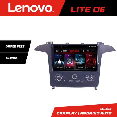 Navigație Ford S-Max 2006-2014 Lenovo QLED 6+128GB Android GPS