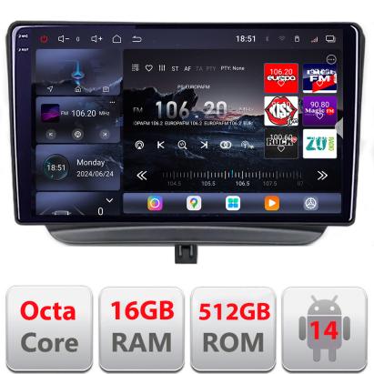 Navigație Ford Turneo Courier / Transit Courier 2014-2021 2K QLED 16+512GB