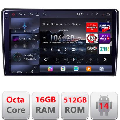 Navigatie Citroen Berlingo Opel Combo 2021- Qled 2K Octa Core 16+512GB LTE 4G DSP Wifi 5Ghz android auto carplay radio gps internet kit-berlingo2021+EDT-E810-2K