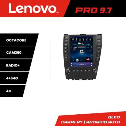 Navigație dedicată Lexus ES 2009-2012 Lenovo QLED 9.7, 4GB RAM, 64GB, 4G