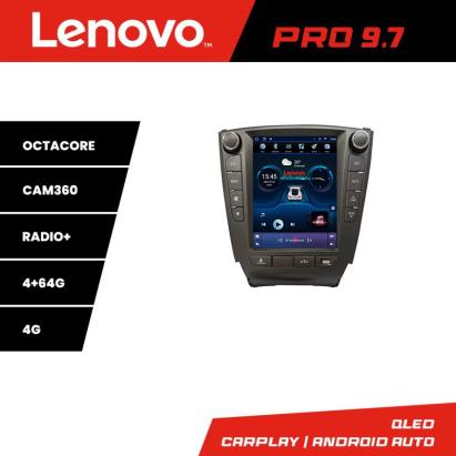 Navigatie Lexus IS 2005-2012 Lenovo QLED 9.7, 4GB RAM, 64GB, 4G