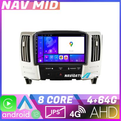 Navigație dedicată Lexus RX300 2003-2008 Android 12, 4GB RAM, 64GB, CarPlay