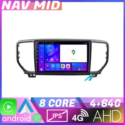 Navigatie Kia Sportage facelift 2019 Android 12, 4GB RAM, 64GB, CarPlay