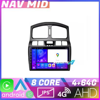 Navigatie Hyundai Santa Fe 2000-2006 Android 12, 4GB RAM, 64GB, CarPlay