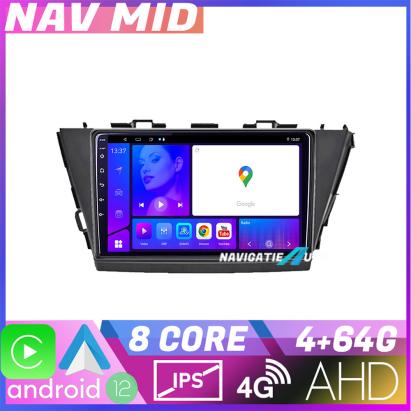 Navigație Toyota Prius 2012-2020 Android 12, 4GB RAM, 64GB, CarPlay