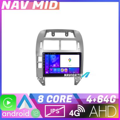 Navigatie VW Polo 2004-2011 Android 12 Octa Core 4GB RAM 64GB GPS CarPlay
