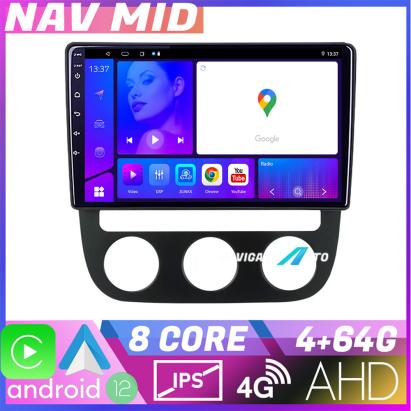 Navigație VW Golf 5 2004-2010 cu climatizare automată, Android 12, 4GB+64GB