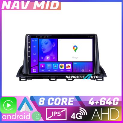 Navigatie Mazda 3 2014-2019 Android 12, 4GB RAM, 64GB, CarPlay