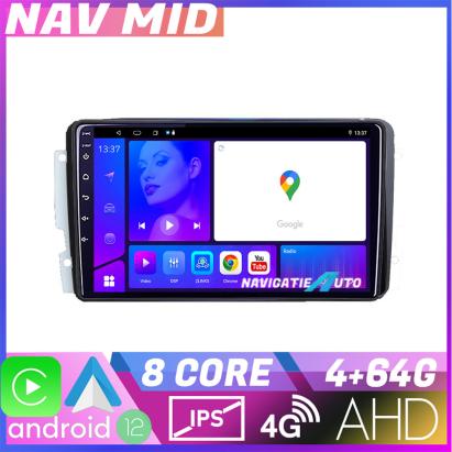 Navigatie Android Mercedes C CLK G 2001-2006, 4GB+64GB, CarPlay, 720P