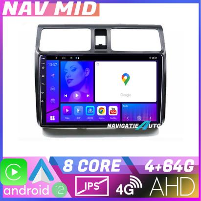 Navigație Suzuki Swift 2003-2010 Android 12, 4GB RAM, 64GB, 720P, CarPlay