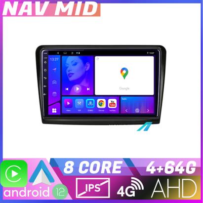 Navigatie Android Skoda Superb 2 EDOTEC Lite 4GB RAM 64GB CarPlay 720P