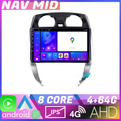 Navigație Nissan Note 2012-2019 Android 12, 4GB RAM, 64GB, CarPlay