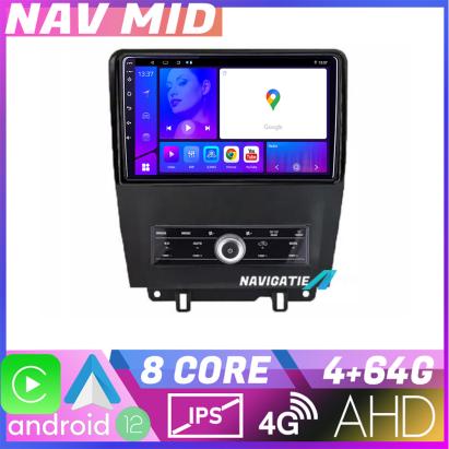 Navigație Ford Mustang 2009-2014 Android 12, 4GB RAM, 64GB, CarPlay