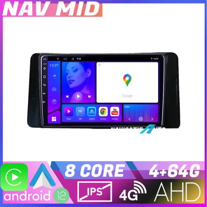 Navigație dedicată Skoda Kamiq 2019 cu Android 12, GPS, CarPlay și 4GB+64GB