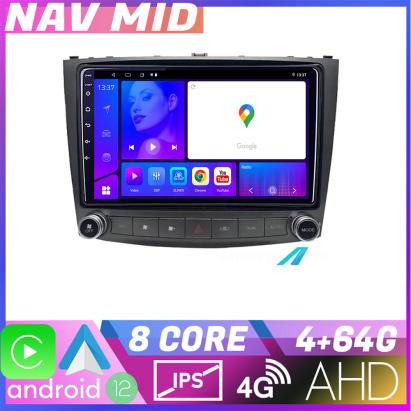 Navigatie Lexus IS 2005-2011 Android 12, 4GB+64GB, CarPlay, 720P