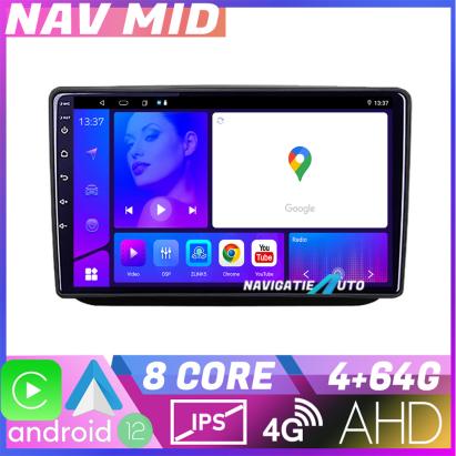 Navigatie dedicata Skoda Fabia 2 2009-2014 Android 12, 4GB+64GB, CarPlay