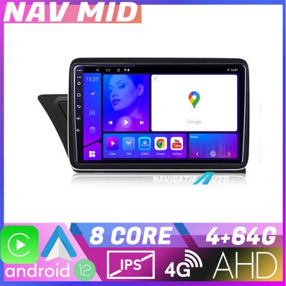 Navigație Audi A4 A5 B8 cu MMI 3G, Android 12, 4GB RAM, 64GB, CarPlay