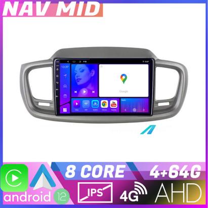 Navigație Kia Sorento 2015-2018 Android 12, 4GB RAM, 64GB, CarPlay