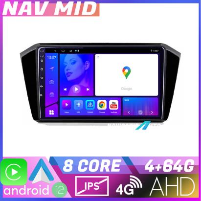 Navigație dedicată VW Passat 2015 EDOTEC Lite Android 12, 4GB+64GB, CarPlay