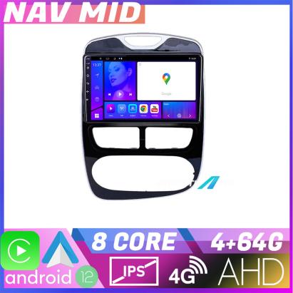 Navigatie Renault Clio 4 Android 12, 4GB RAM, 64GB, CarPlay, 4G