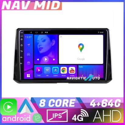 Navigație Toyota Corolla 2019 Android 12, 4GB RAM, 64GB, CarPlay