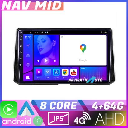 Navigatie Toyota Corolla/Auris 2018 Android 12, 4GB RAM, 64GB, CarPlay