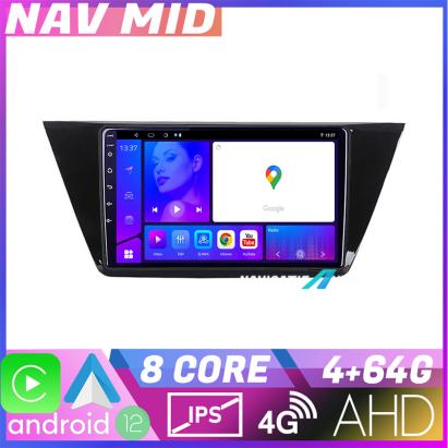 Navigație dedicată VW Touran 2016 Android 12, 4GB RAM, 64GB, CarPlay